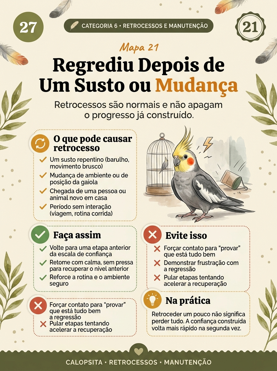 Mapa 21 — "Regrediu Depois de Um Susto ou Mudança"